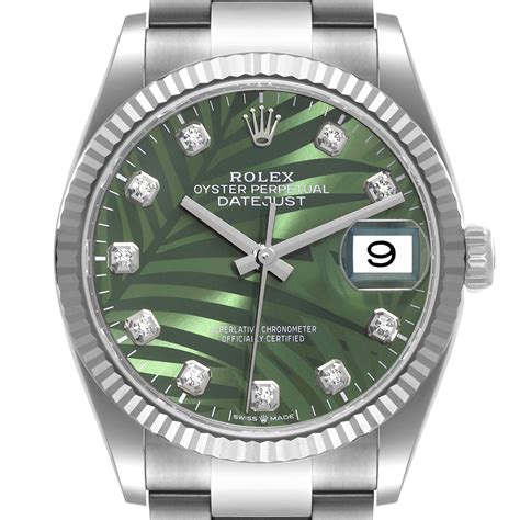 rolex palm dial diamond